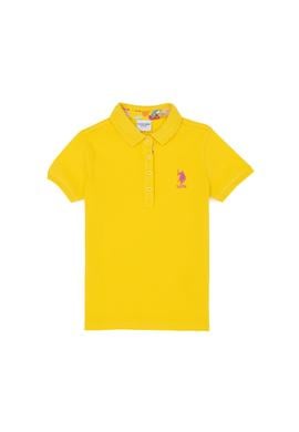 Kız Çocuk Sarı Basic Tişört - 50265668058