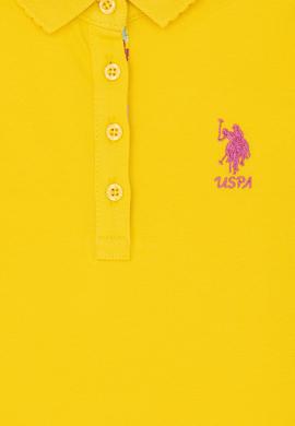 Kız Çocuk Sarı Basic Tişört - 50265668058