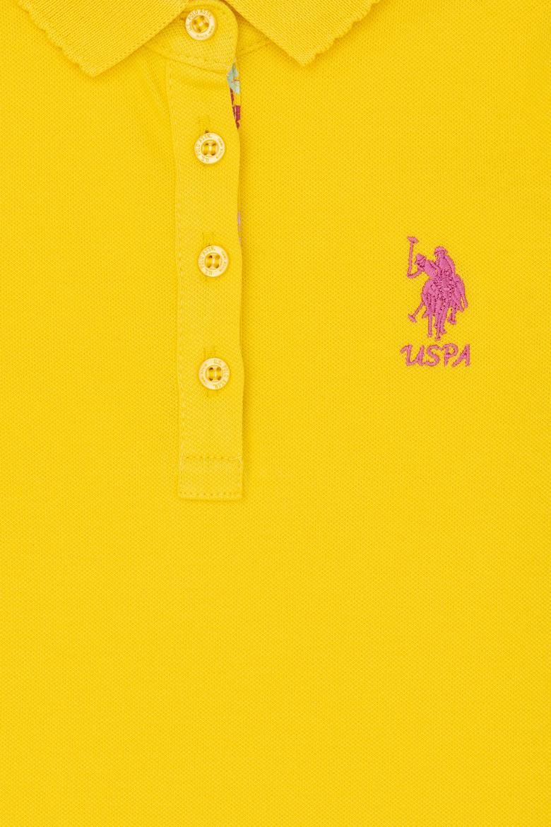 Kız Çocuk Sarı Basic Tişört - 50265668058