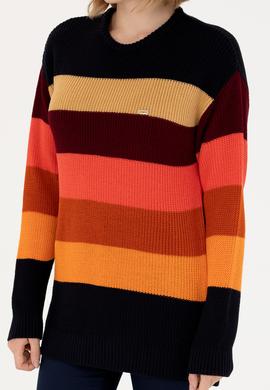 Kadın Lacivert Bisiklet Yaka Kazak - 50272042006