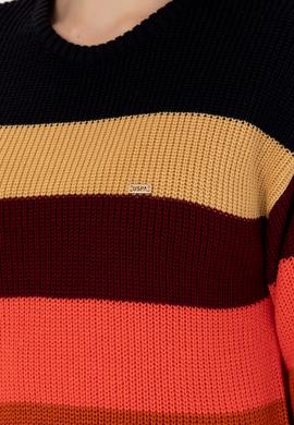 Kadın Lacivert Bisiklet Yaka Kazak - 50272042006