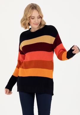 Kadın Lacivert Bisiklet Yaka Kazak - 50272042006