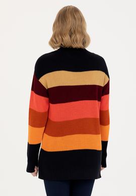 Kadın Lacivert Bisiklet Yaka Kazak - 50272042006