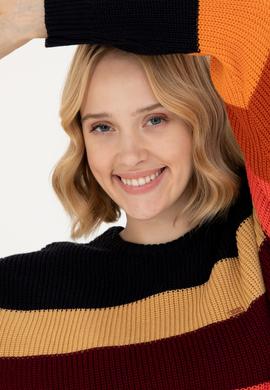 Kadın Lacivert Bisiklet Yaka Kazak - 50272042006