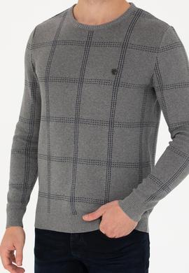 Erkek Gri Melanj Kazak - 50272088006