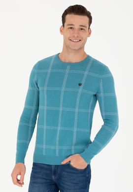 Erkek Petrol Kazak - 50272088025