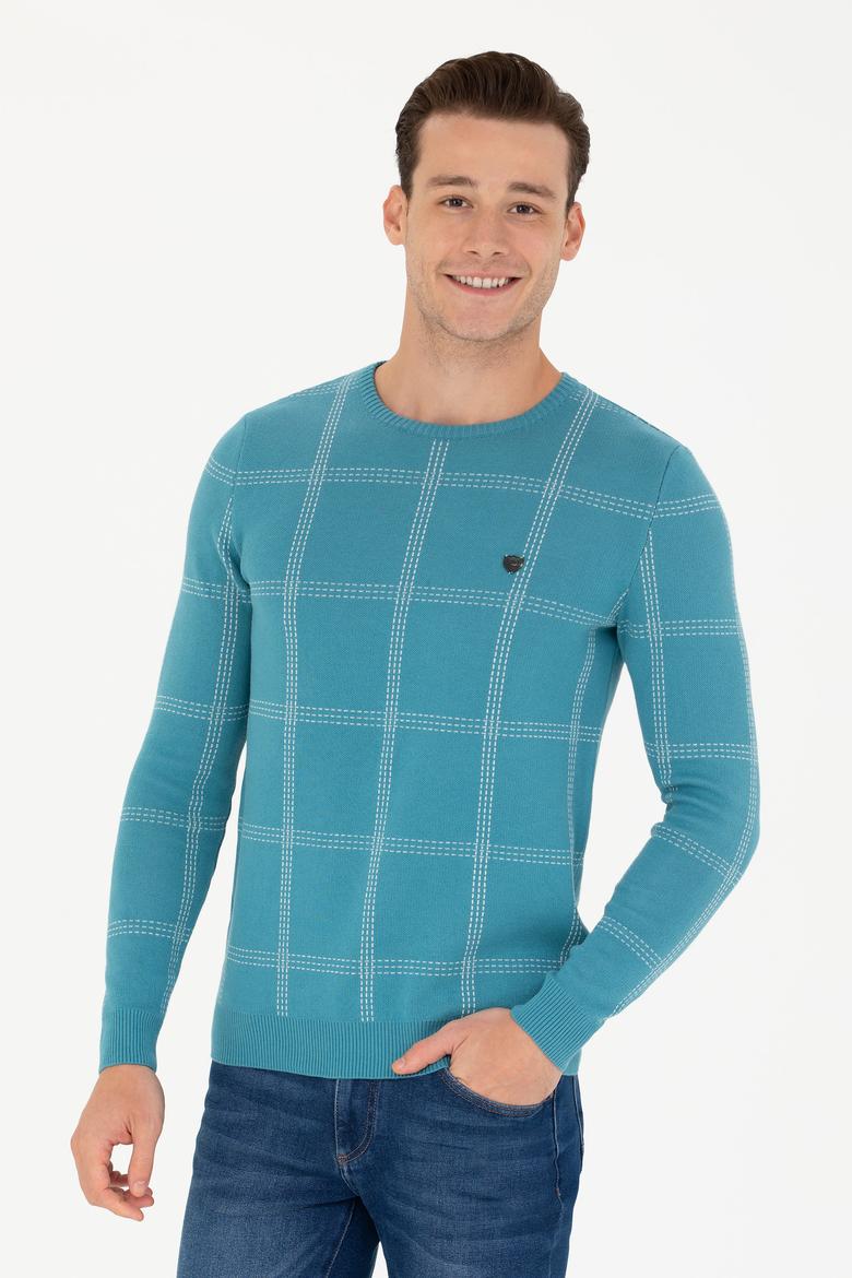 Erkek Petrol Kazak - 50272088025