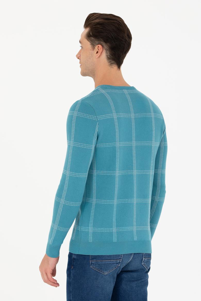 Erkek Petrol Kazak - 50272088025