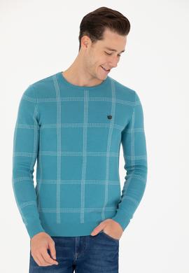 Erkek Petrol Kazak - 50272088025