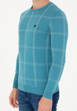 Erkek Petrol Kazak - 50272088025