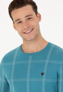 Erkek Petrol Kazak - 50272088025