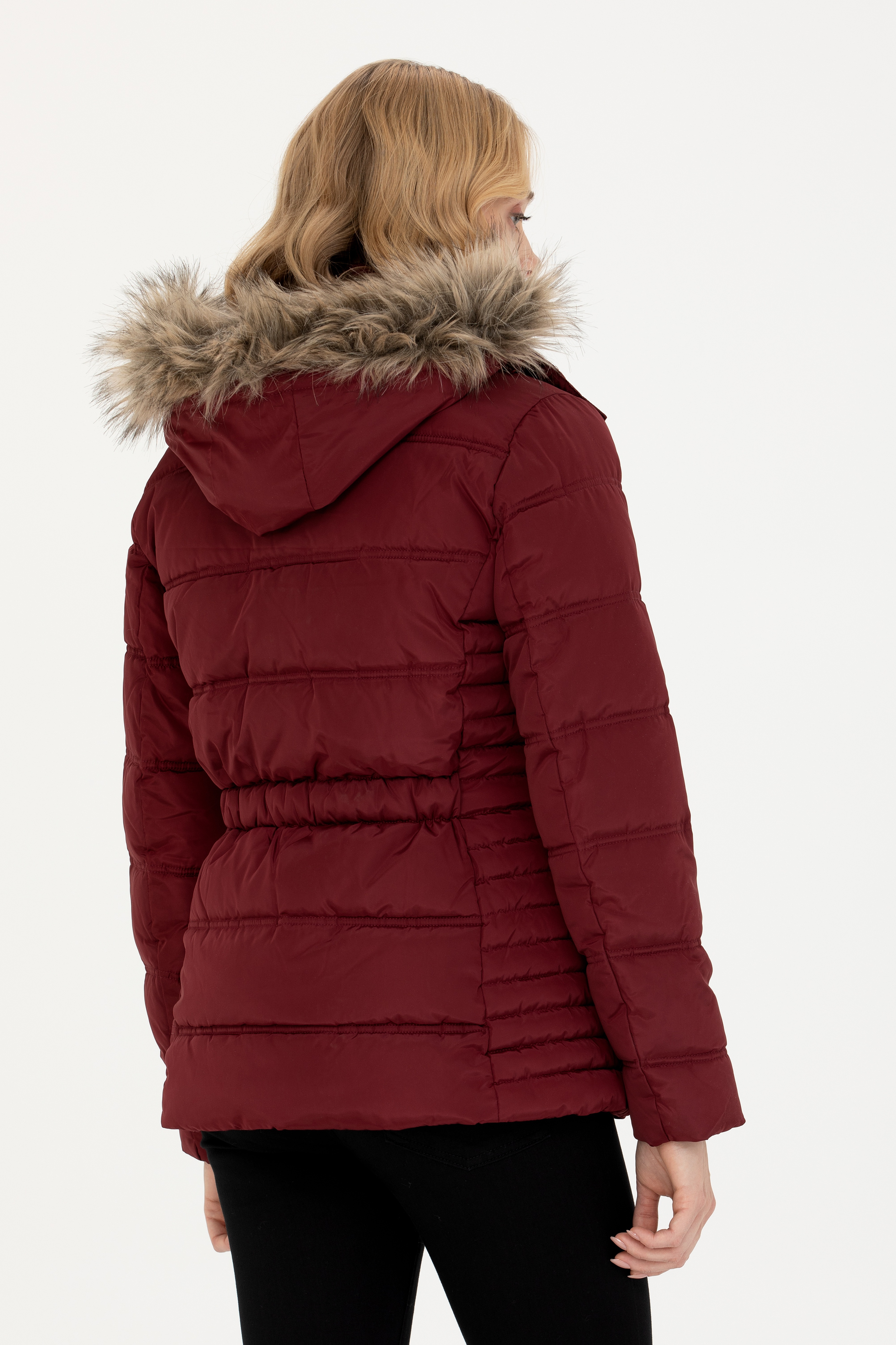 Kadın Bordo Mont - Image 5
