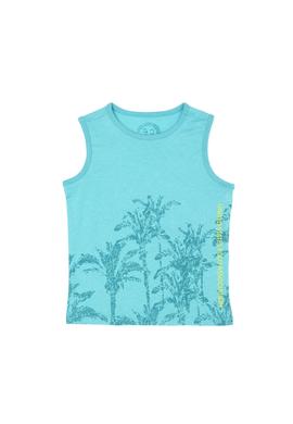 Çocuk Mint Bisiklet Yaka Tişört - 50264182056