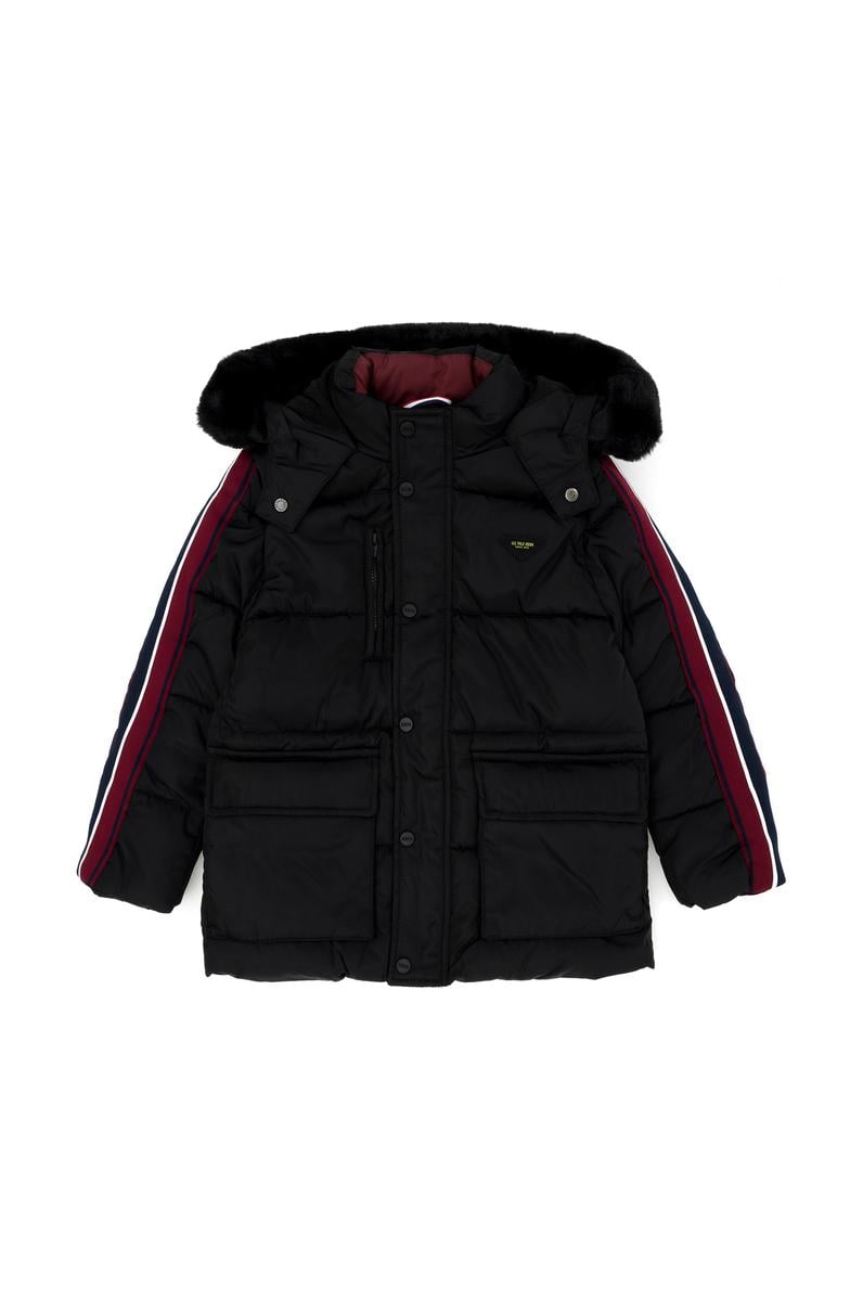 Erkek Çocuk Siyah Mont