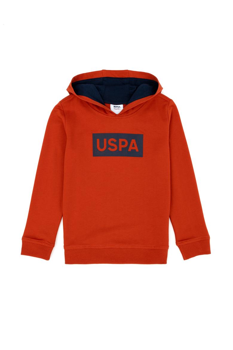 Erkek Çocuk Kiremit Basic Sweatshirt