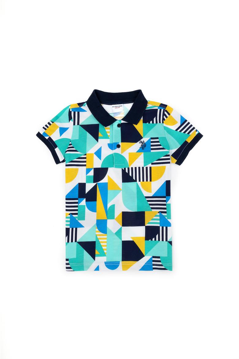 Erkek Çocuk Beyaz Polo Yaka Tişört - 50278145034