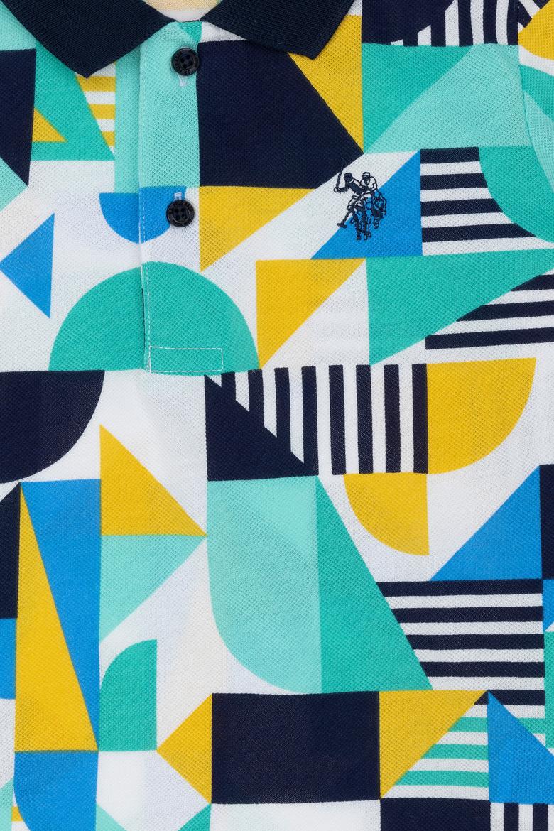 Erkek Çocuk Beyaz Polo Yaka Tişört - 50278145034