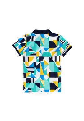 Erkek Çocuk Beyaz Polo Yaka Tişört - 50278145034