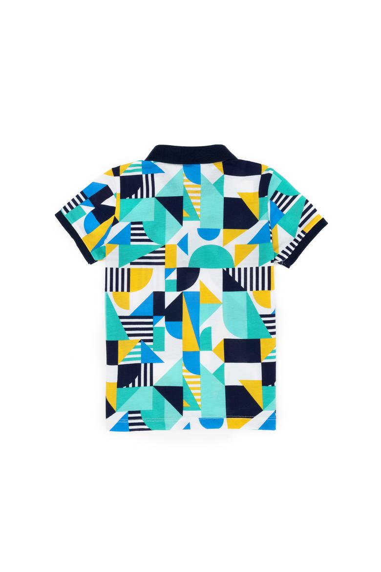 Erkek Çocuk Beyaz Polo Yaka Tişört - 50278145034