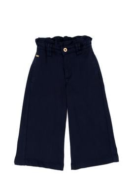 Kız Çocuk Lacivert Kanvas Pantolon - 50272137021