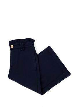Kız Çocuk Lacivert Kanvas Pantolon - 50272137021