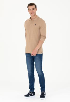 Erkek Camel Basic Sweatshirt - 50269403078