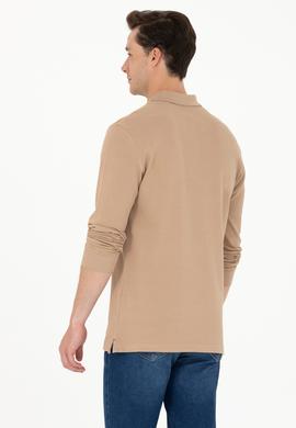 Erkek Camel Basic Sweatshirt - 50269403078