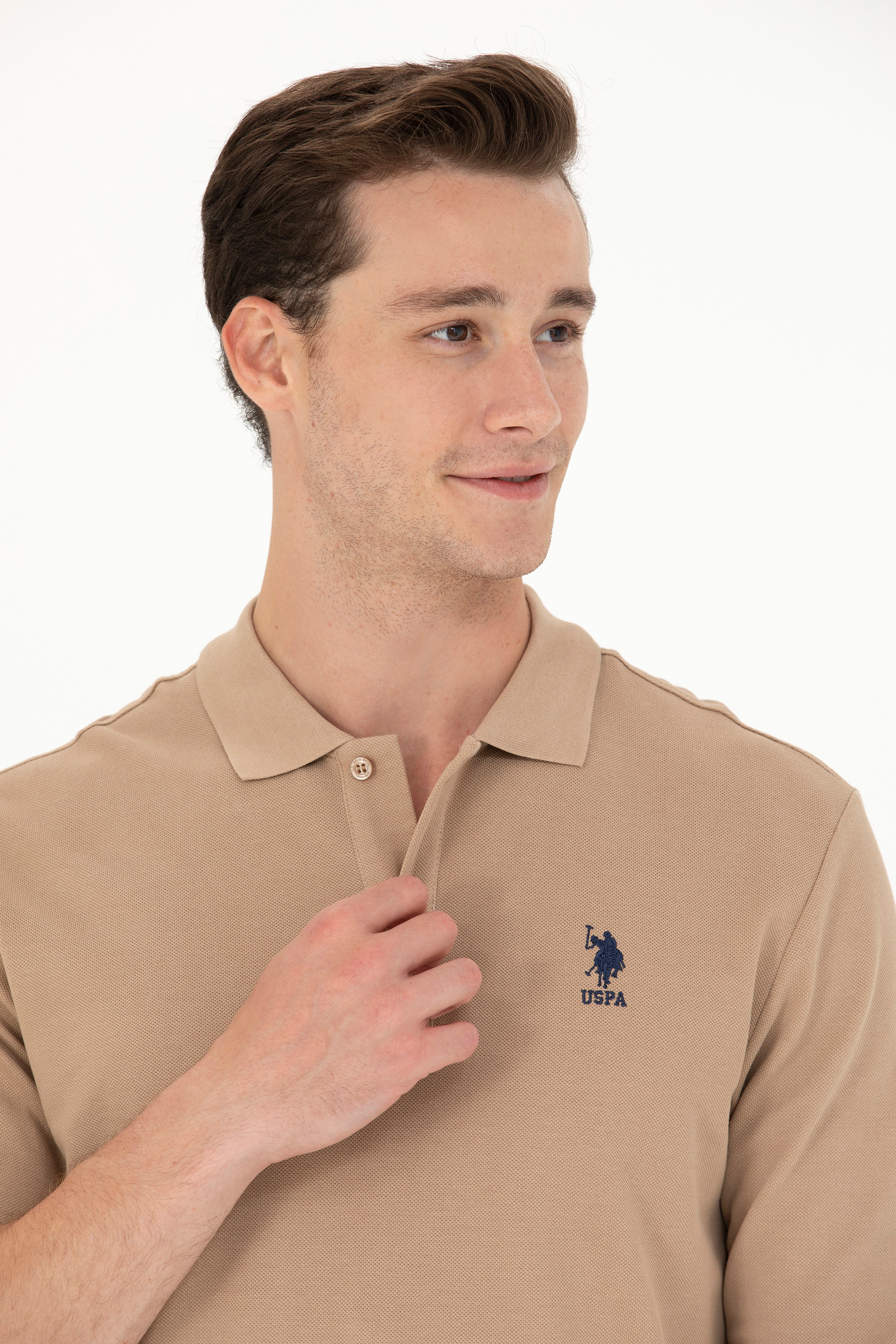 Erkek Camel Basic Sweatshirt - Image 2