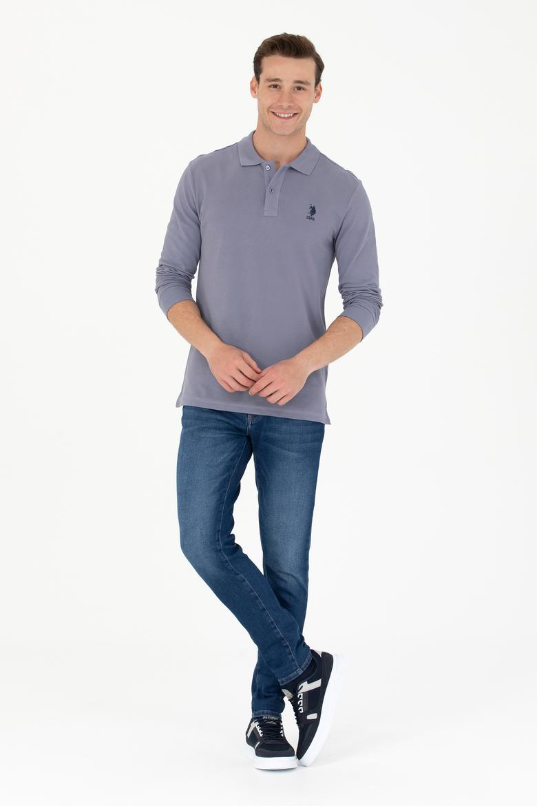 Erkek Gri Basic Sweatshirt - 50269403171