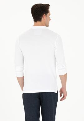 Erkek Beyaz Basic Sweatshirt - 50269404001