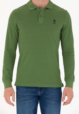 Erkek Yeşil Basic Sweatshirt - 50269404201