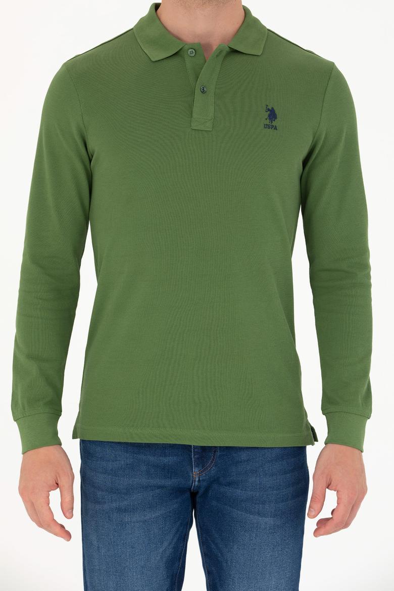 Erkek Yeşil Basic Sweatshirt - 50269404201