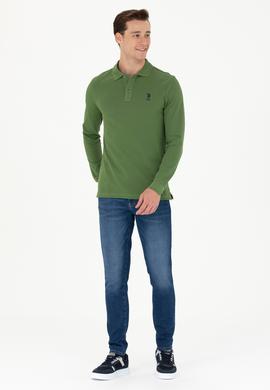 Erkek Yeşil Basic Sweatshirt - 50269404201