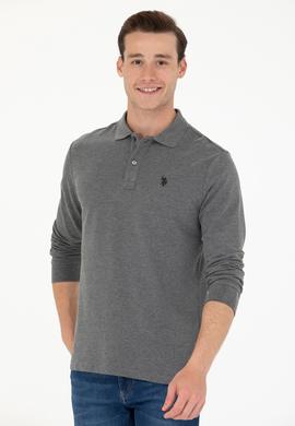 Erkek Antrasit Melanj Basic Sweatshirt - 50269405157