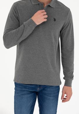 Erkek Antrasit Melanj Basic Sweatshirt - 50269405157