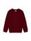 Çocuk Bordo Basic Bisiklet Yaka Sweatshirt