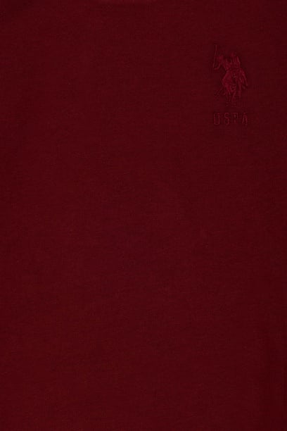Erkek Bebek Bordo Basic Sweatshirt