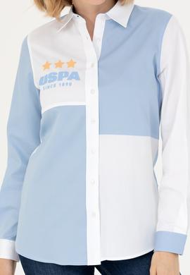 Kadın Mavi Uzun Kollu Gömlek - 50272276003