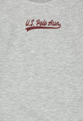 Erkek Çocuk Gri Melanj Bisiklet Yaka Sweatshirt - 50274423031