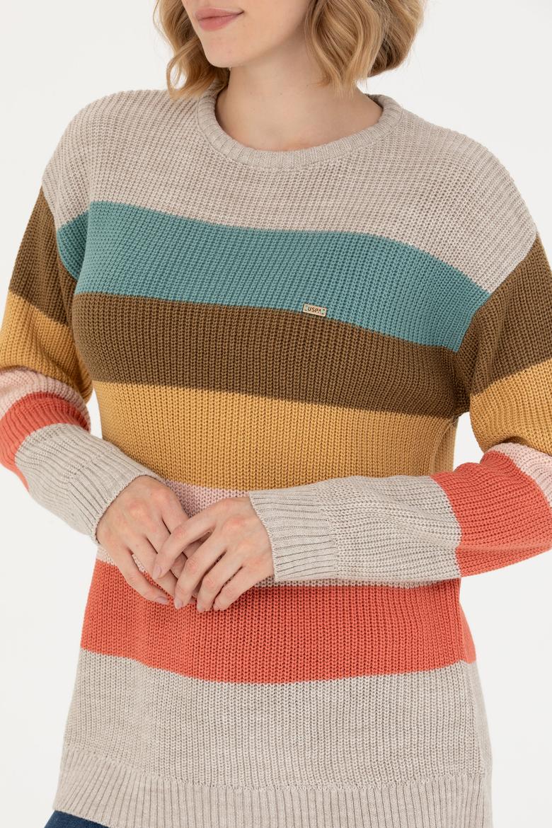 Kadın Taş Bisiklet Yaka Kazak - 50272042012