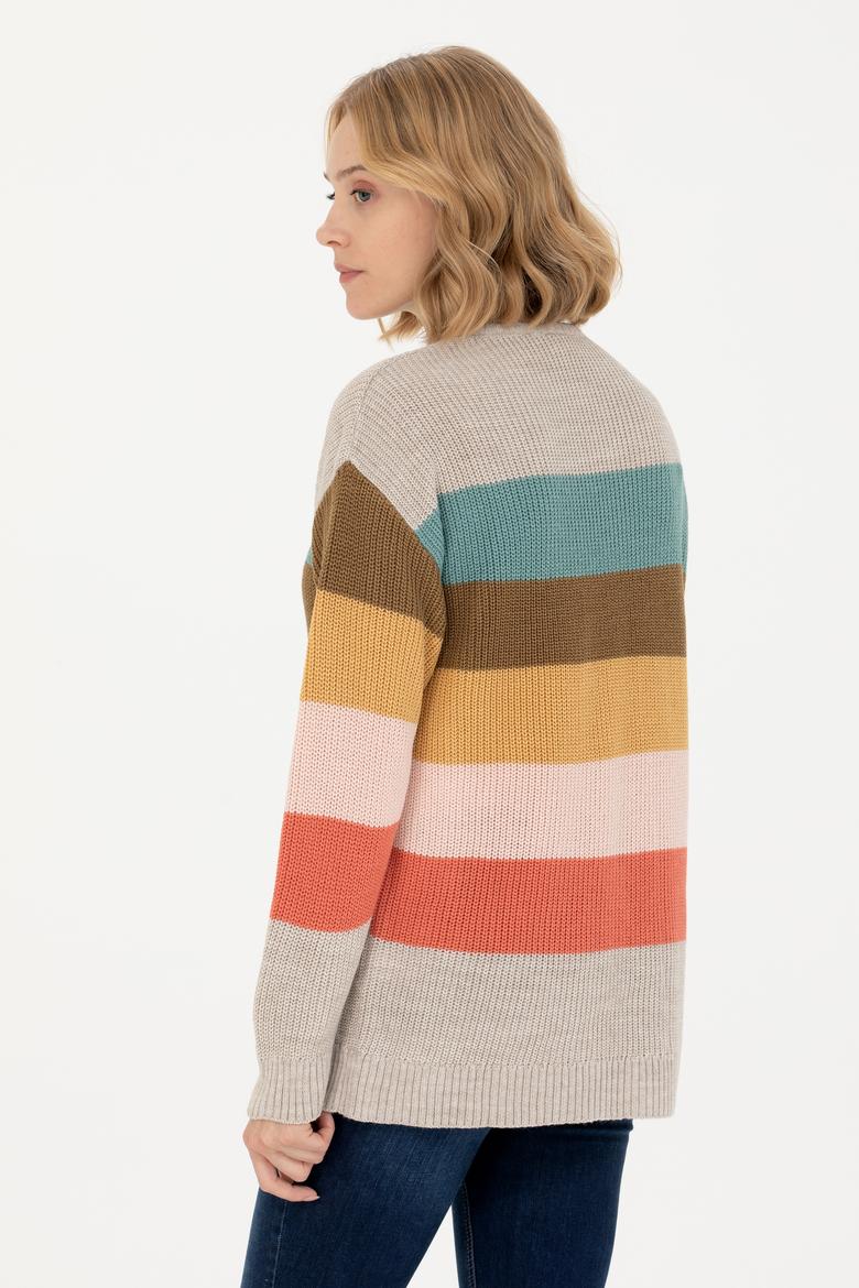 Kadın Taş Bisiklet Yaka Kazak - 50272042012