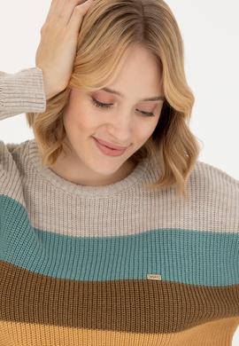 Kadın Taş Bisiklet Yaka Kazak - 50272042012