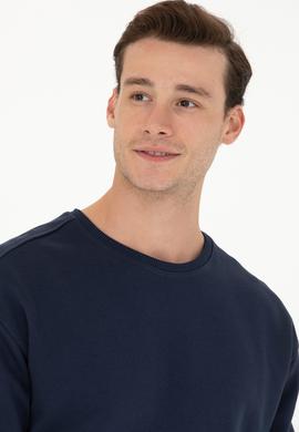 Erkek Lacivert Sweatshirt - 50273989033