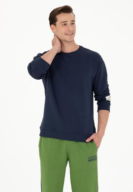 Erkek Lacivert Sweatshirt - 50273989033