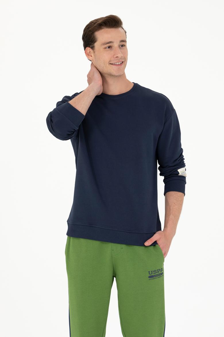 Erkek Lacivert Sweatshirt