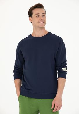 Erkek Lacivert Sweatshirt - 50273989033