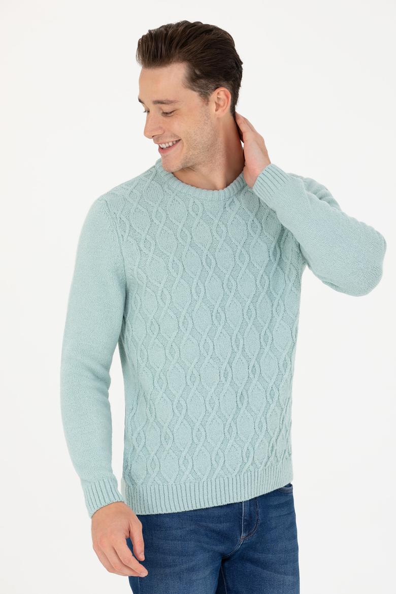 Erkek Mint Kazak - 50272103014