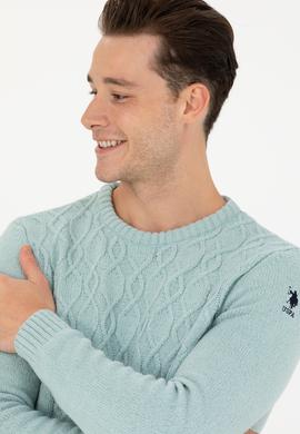 Erkek Mint Kazak - 50272103014