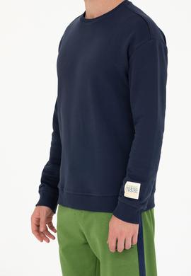 Erkek Lacivert Sweatshirt - 50273989033