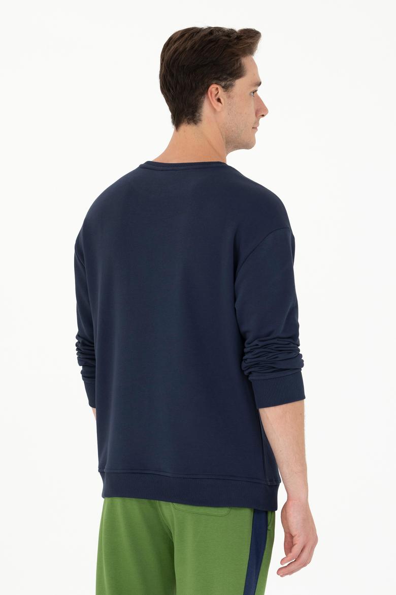 Erkek Lacivert Sweatshirt - 50273989033